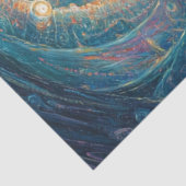 デコパージュ 幻想的な夢のような銀河 薄葉紙 (詳細)