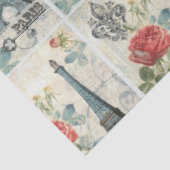 デコパージレトロヴィンテージパリフローラクリスマス 薄葉紙 (詳細)