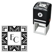 デコパーソナライズされたエラモノグラム セルフインキングスタンプ (インサイチュ)