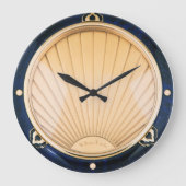 デコパーソナライズされたデザインウォールクロック ラージ壁時計 (正面)