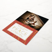 デコピースフォイルクリスマスホリデーカード 箔シーズンカード (回転した状態)