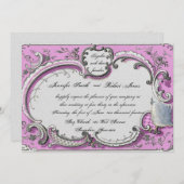 デコフランスのフレームポー結婚式招待状 招待状 (正面/裏面)