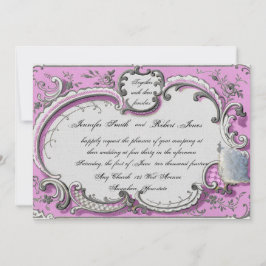 デコフランスのフレームポー結婚式招待状 招待状