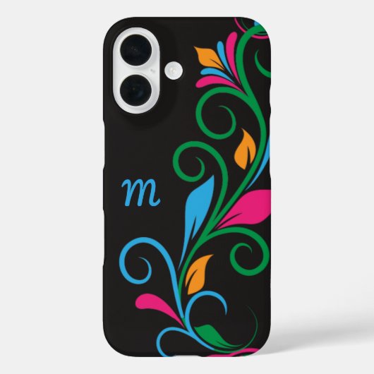 デコフローラモノグラム Case-Mate iPhoneケース (裏面)