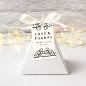 デコフローリッシュ結婚式の引き出物サンキューホテル ギフトタグ