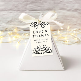 デコフローリッシュ結婚式の引き出物サンキューホテル ギフトタグ