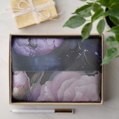 デコプジ鮮やかタル鮮やか牡丹パープルピンク 薄葉紙 (ギフト)