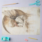 デコプソシデースベースエンジェルシッティングムーン 薄葉紙 (クラフト)