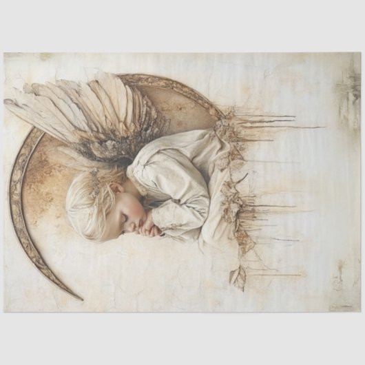 デコプソシデースベースエンジェルシッティングムーン 薄葉紙 (正面)