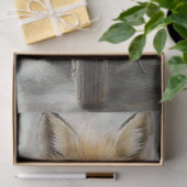 デコペお洒落キツネ乗用バイク 薄葉紙 (ギフト)