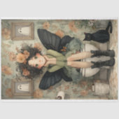 デコペお洒落ージ付きトイレのハロウィーンの妖精 薄葉紙 (正面)