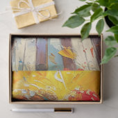 デコペお洒落ージ女性油彩画キーボード 薄葉紙 (ギフト)