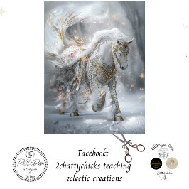 デコペお洒落ージ白毛飾り馬 薄葉紙