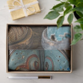 デコペお洒落ージ石畳コミカル顔ブーツ 薄葉紙 (ギフト)