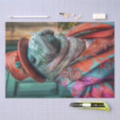 デコペお洒落ージ管理の手の込んだ&カラフル 薄葉紙 (クラフト)