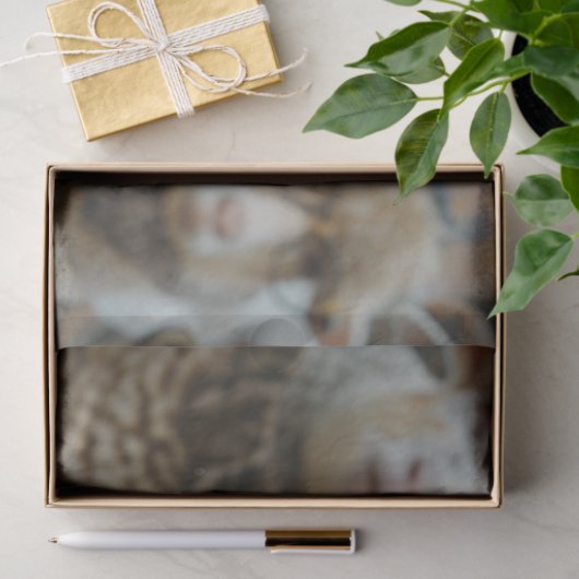 デコペお洒落ージ羊の冬の服と眼鏡 薄葉紙 (ギフト)