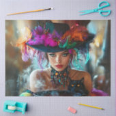 デコペお洒落ージ魔法の良い魔女組織パップ 薄葉紙 (クラフト)