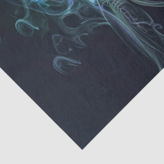 デコペお洒落ード鮮やかヒョウ渦巻き色 薄葉紙 (詳細)