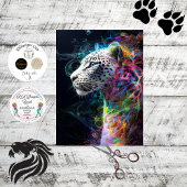 デコペお洒落ード鮮やかヒョウ渦巻き色 薄葉紙