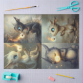 デコペお洒落ーファンタジードラゴン 薄葉紙 (クラフト)