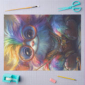 デコペお洒落ーファンタジー生鮮やか物の色 薄葉紙 (クラフト)