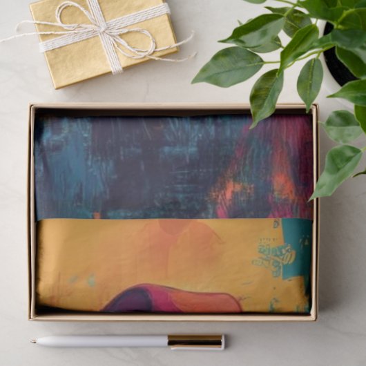 デコペお洒落鮮やかゴートカウボーイハット 薄葉紙 (ギフト)