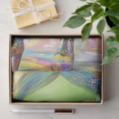 デコペサイケデリックーファッションガールキャラクター離れ 薄葉紙 (ギフト)