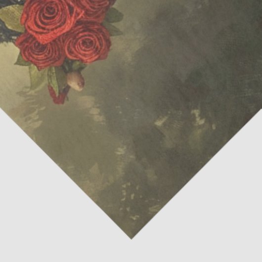 デコペビクトリアンゴシックスケルトン結婚式の日 薄葉紙 (詳細)