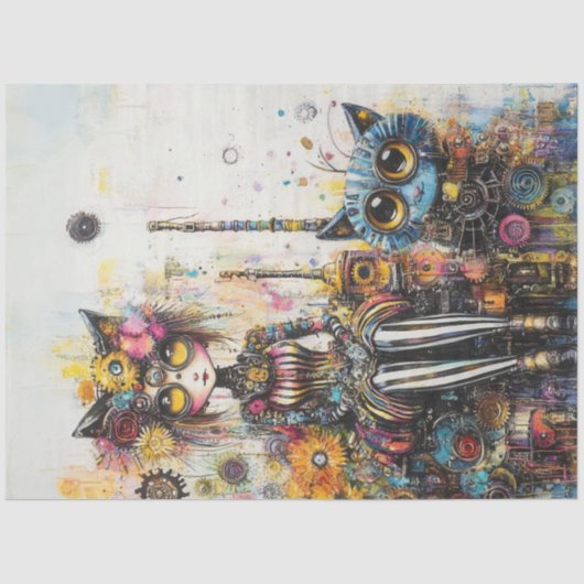 デコペビクトリアンージ時代ファッション未来的ボホ2 薄葉紙 (正面)