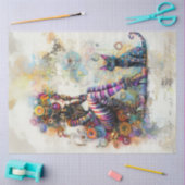 デコペビクトリアンージ時代ファッション未来的ボホ 薄葉紙 (クラフト)