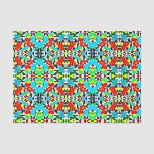 デコペファンシーージ用の混色抽象芸術アート 薄葉紙 (正面)