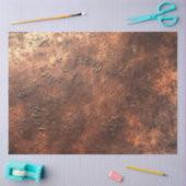 デコペフェイクージ仕上げ素朴銅仕上げ 薄葉紙 (クラフト)