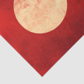 デコペフェイクージ日本のサンと赤の白の渦巻き 薄葉紙 (詳細)