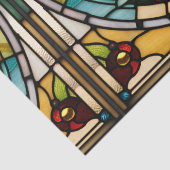 デコペフェイクージ用ステンドグラスのクリスマスキャンドル 薄葉紙 (詳細)