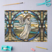 デコペフェイクージ・クラフ用ステンドグラス・エンジェルデザイン 薄葉紙 (クラフト)