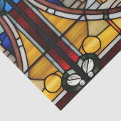 デコペフェイクージC用ステンドグラスのクリスマスツリー 薄葉紙 (詳細)