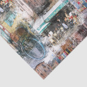 デコペフランスのージのヴィンテージティッシュペーパー 薄葉紙 (詳細)