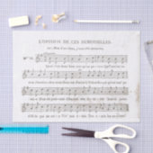 デコペフランスのージの履歴シート音楽 薄葉紙 (クラフト)