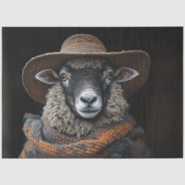 デコペユニーク素朴スタイリッシュッド羊 薄葉紙