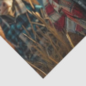 デコペユーモアのあるージ牛の服を着た農服 薄葉紙 (詳細)