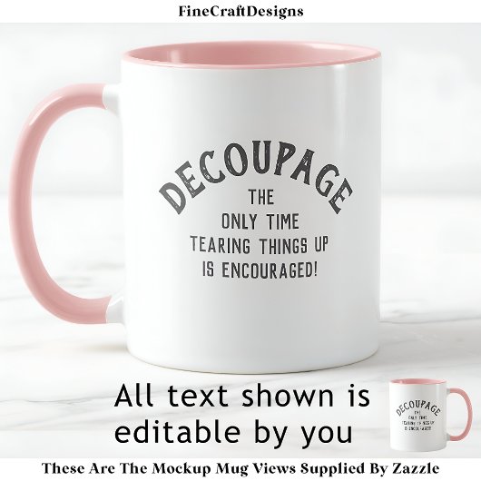 デコペユーモアのあるー引用文カスタムPG01おもしろい Craft マグカップ