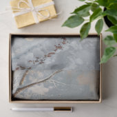 デコペーお洒落ジ冬教会レッドワゴン 薄葉紙 (ギフト)