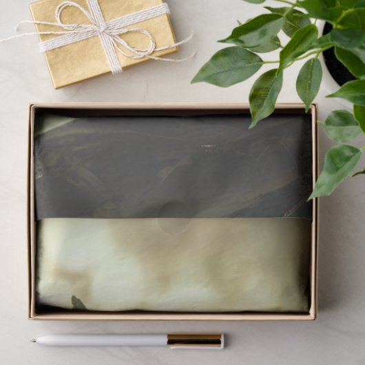 デコペーお洒落ジ妖精の緑の生き物のWIngs 薄葉紙 (ギフト)