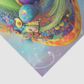 デコペーサイケデリックジファッションガールキャラクター 薄葉紙 (詳細)