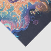 デコペーサイケデリックジ抽象芸術鮮やかアート 薄葉紙 (詳細)