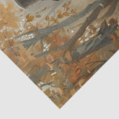 デコページお洒落キツネファミリーザブリッジ 薄葉紙 (詳細)