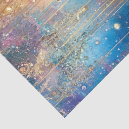 デコページお洒落漫画シーン金ゴールドブルース 薄葉紙 (詳細)