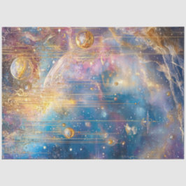 デコページお洒落漫画シーン金ゴールドブルース 薄葉紙