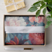 デコページのための幾何学的な牡丹の芸術 薄葉紙 (ギフト)