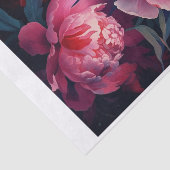 デコページのための牡丹の芸術 薄葉紙 (詳細)